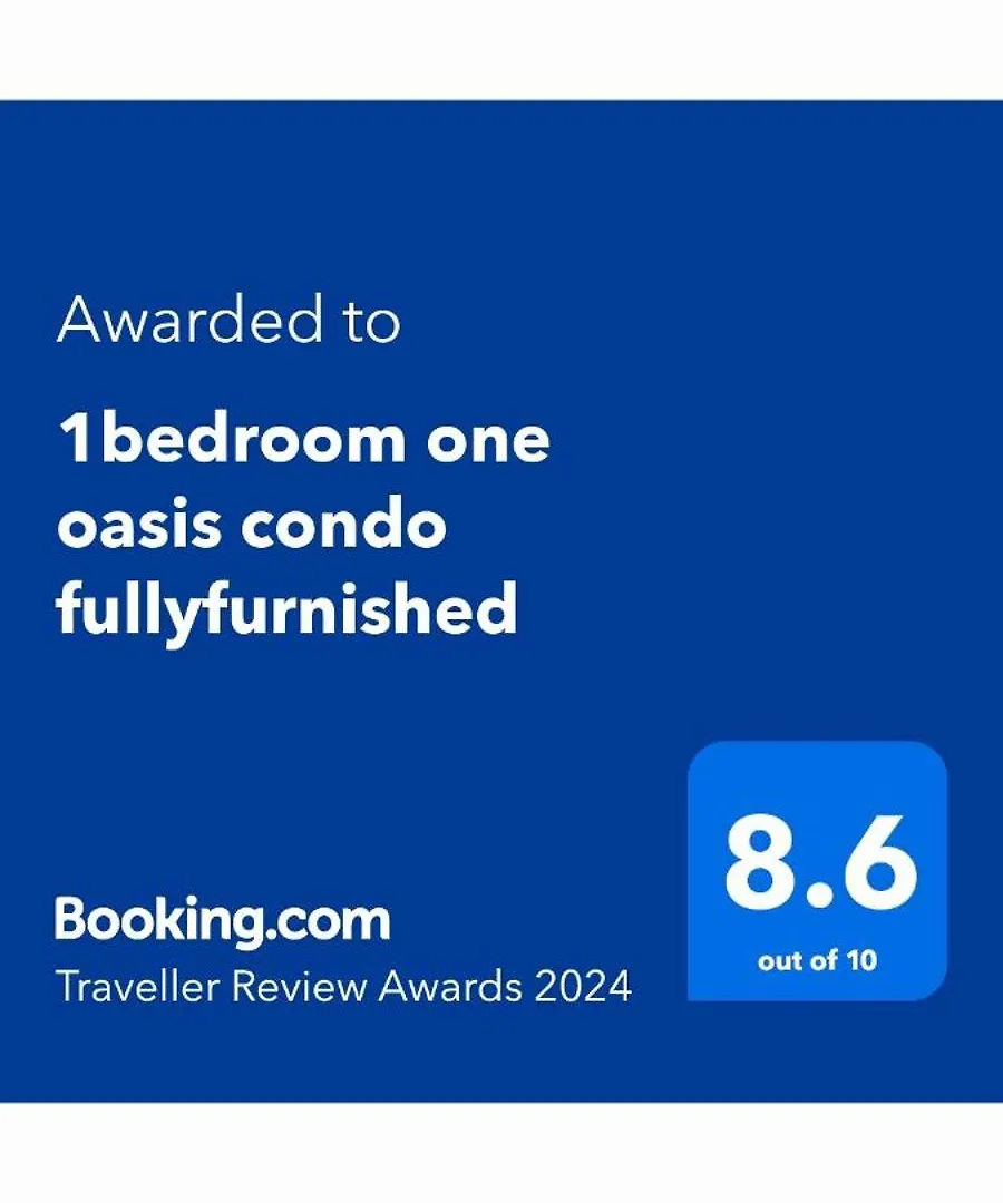 1Bedroom One Oasis Condo Fullyfurnished Davao Apartment